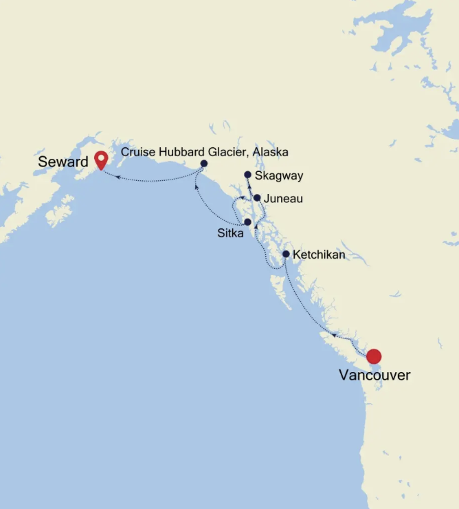 Alaska Cruise Silversea Itinerary